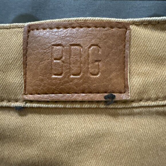 BDG Twig High Rise Skinny Jeans Size 24 Stretch Tan Denim 5 Pocket 24x26 - Picture 14 of 14